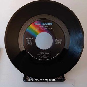 ELTON JOHN - GROW SOME FUNK - FEEL LIKE A BULLET - VINYL - 45 RPM - 1975 - (RS)